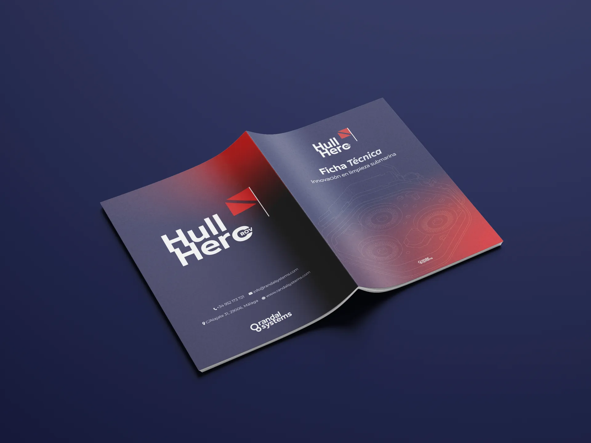Hull Hero &mdash; Brochure desplegado