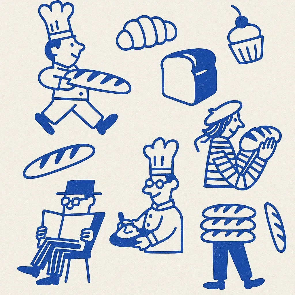 Le Miam — Materials